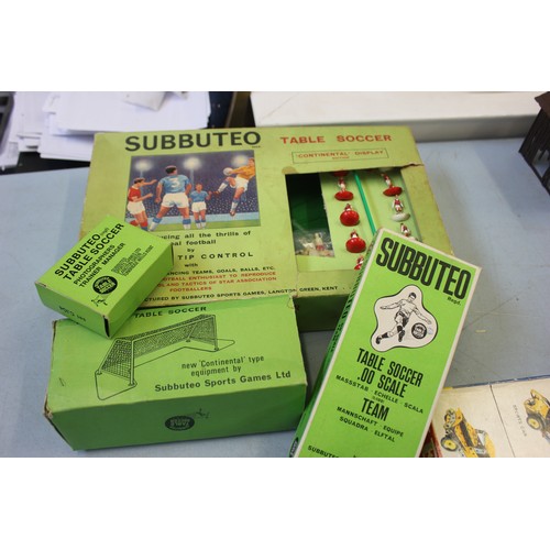 A Subbuteo table soccer part set 