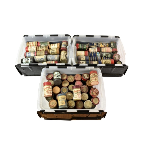 218 - A large quantity of Edison and Sterling record cylinders, first quarter 20th century, having wax tub... 