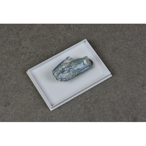 238 - NATURAL HISTORY - Mineral - Aquamarine nodule, 2in. (5cm.) long, weight 15g.