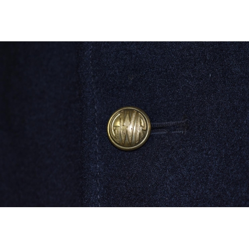 204 - Railwayana - GWR Great Western Railway - Great coat / jacket / belt, the Great coat marked ' Leaming... 