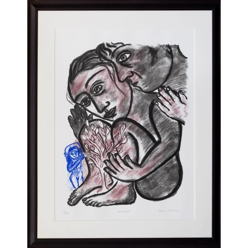 343 - Eileen Cooper OBE, RA (British, b.1953), Heartfelt, etching with chine colle, signed and dated 1994,... 