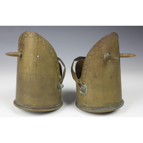 1009 - Trench Art - Two large calibre bullet shells , The lead tips carved 1902 & 1905, the bullets stampe... 