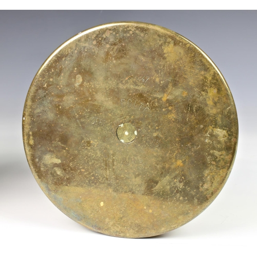 1028 - Military interest - A large WW I German shell case, stamped 'Polte Magdeburg' and dated 1916, togeth... 