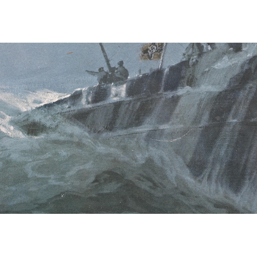 1078 - Adolf Bock (Finnish, 1890-1968) - Alderney Occupation interest, taken from a house during the Occupa... 