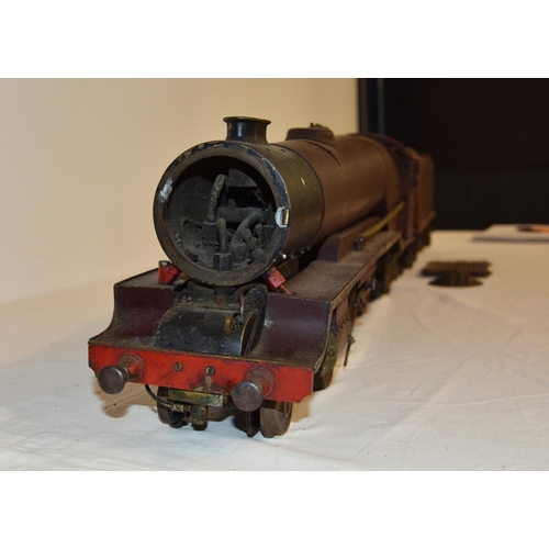 109 - A scratch built 2½in. gauge live steam 4-6-4 locomotive and tender, possibly an A1 Pacific Class out... 