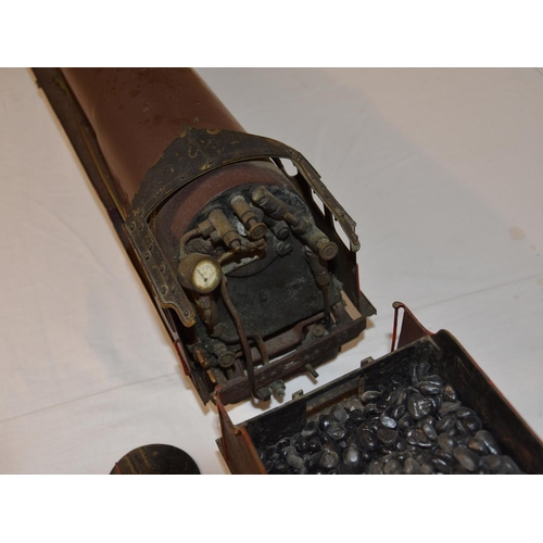 109 - A scratch built 2½in. gauge live steam 4-6-4 locomotive and tender, possibly an A1 Pacific Class out... 