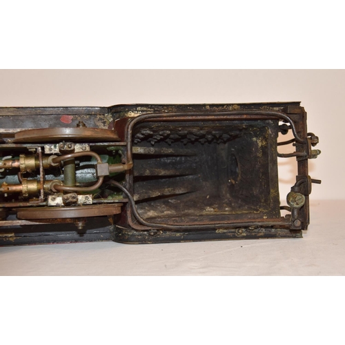 109 - A scratch built 2½in. gauge live steam 4-6-4 locomotive and tender, possibly an A1 Pacific Class out... 