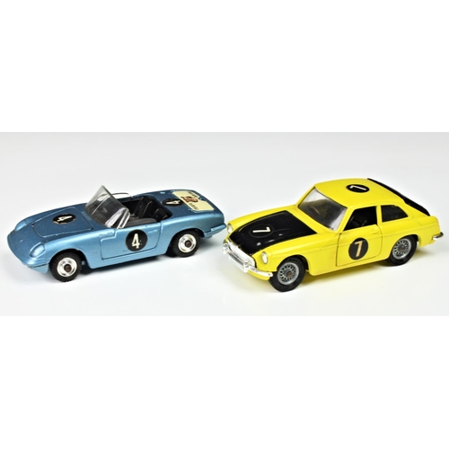 15 - Corgi Toys - a boxed 1126 Ecurie Ecosse Racing Car transporter, together with two boxed 330 Porsche ... 