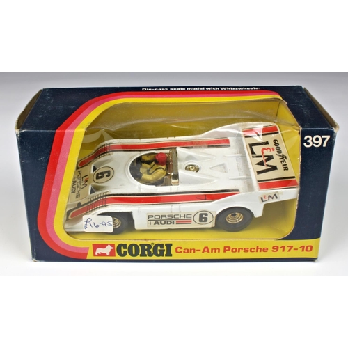 15 - Corgi Toys - a boxed 1126 Ecurie Ecosse Racing Car transporter, together with two boxed 330 Porsche ... 