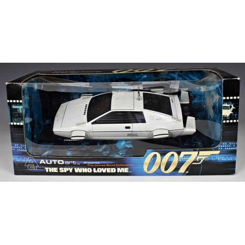 2 - Auto Art & Beanstalk diecast 1/18 scale collectors models - James Bond 007, comprising of THE SPY WH... 