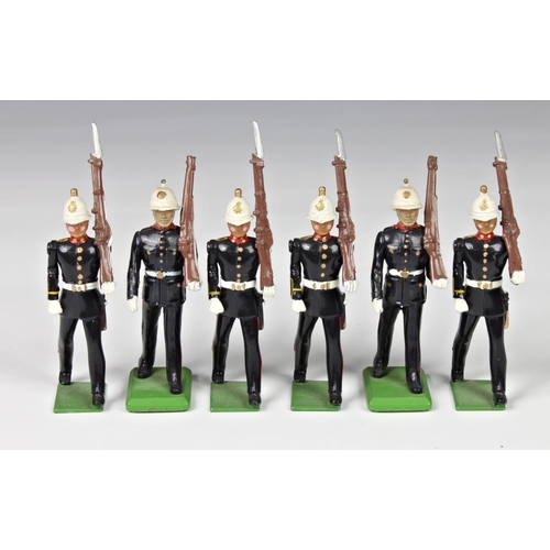32 - Britains - Two boxed sets - The Empress of India's 21st Lancers & The Royal Marines etc, numbers, 88... 