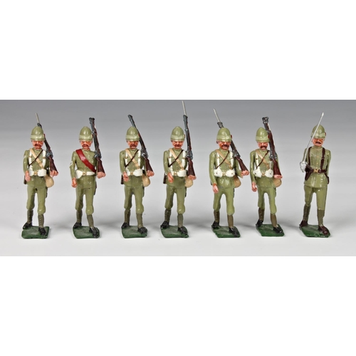 34 - All The Queen's Men metal toy soldiers - 'Regiments of the British Army', comprising of three boxed ... 