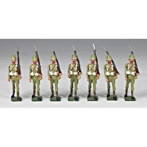 34 - All The Queen's Men metal toy soldiers - 'Regiments of the British Army', comprising of three boxed ... 