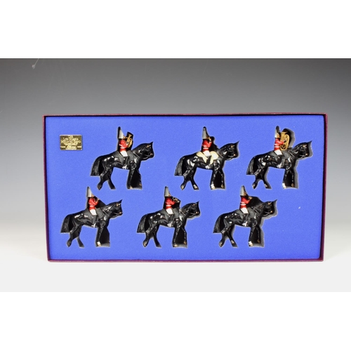 38 - Britains - Boxed Britains Soldiers limited edition The Life Guards Mounted Band Sets One & Two, set ... 
