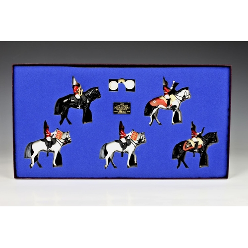 38 - Britains - Boxed Britains Soldiers limited edition The Life Guards Mounted Band Sets One & Two, set ... 
