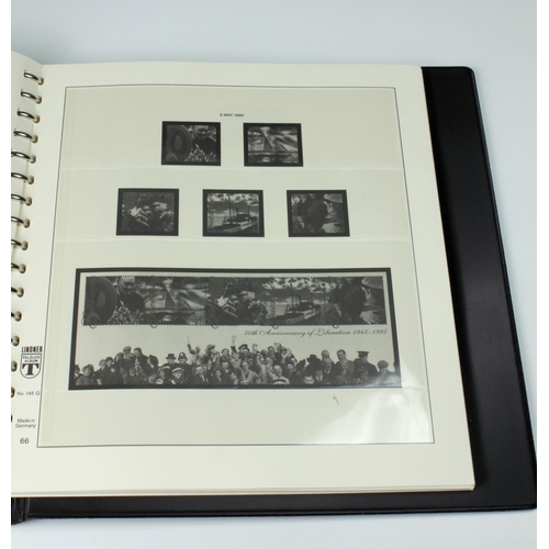 4006 - A Lindner Falzlos Guernsey loose leaf stamp album No. 145G.,
