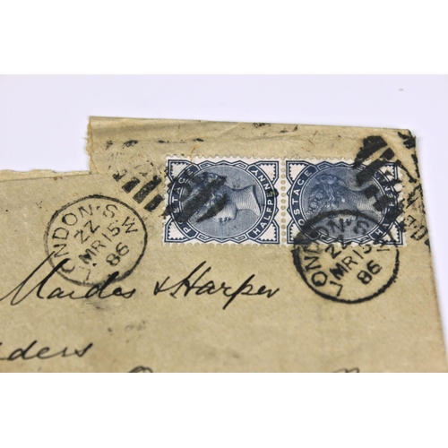 4009 - Philately - Victorian and later stamped registered letter envelopes etc (13),