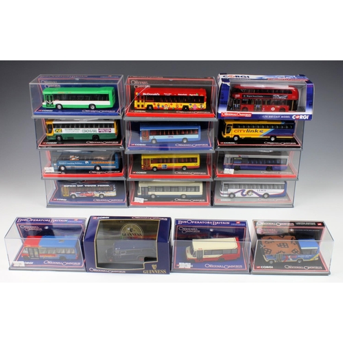58 - Corgi - Forty boxed The Original Ominibus Company diecast Bus models, mostly boxed perspex type, lim... 