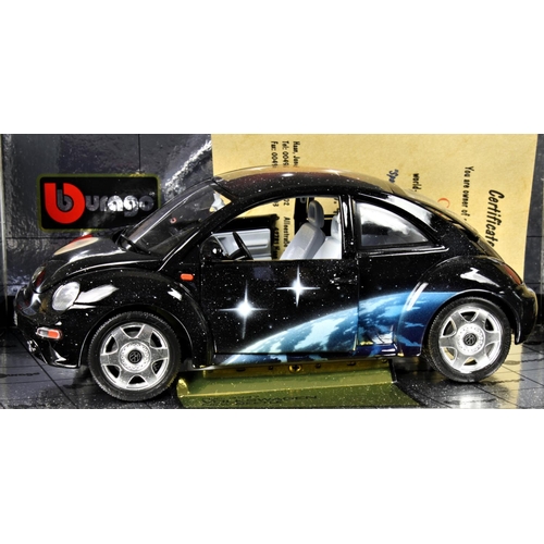 7 - A collection of four 1/18 scale precision diecast boxed model cars by Bburago, Gold Collection - com... 