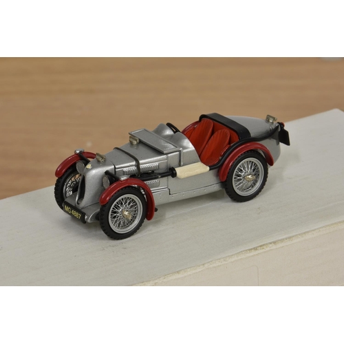 76 - Abingdon Classics - Various handmade 1/43 scale MG models, comprising MG Midget 1930 blue; MGP maroo... 