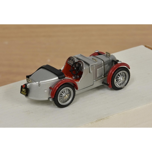76 - Abingdon Classics - Various handmade 1/43 scale MG models, comprising MG Midget 1930 blue; MGP maroo... 