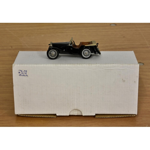 76 - Abingdon Classics - Various handmade 1/43 scale MG models, comprising MG Midget 1930 blue; MGP maroo... 