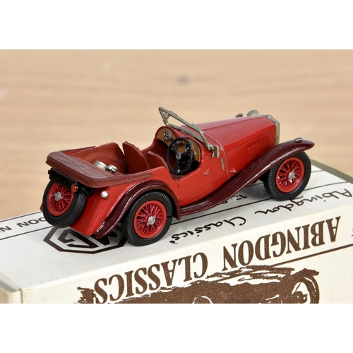 76 - Abingdon Classics - Various handmade 1/43 scale MG models, comprising MG Midget 1930 blue; MGP maroo... 