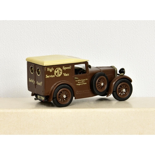 76 - Abingdon Classics - Various handmade 1/43 scale MG models, comprising MG Midget 1930 blue; MGP maroo... 