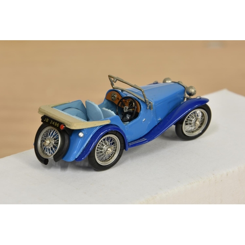 76 - Abingdon Classics - Various handmade 1/43 scale MG models, comprising MG Midget 1930 blue; MGP maroo... 