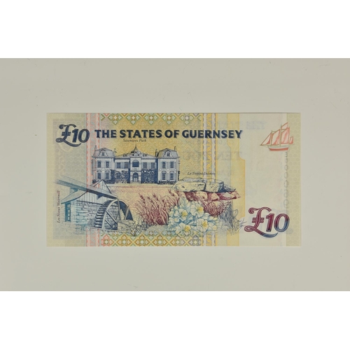 124 - BRITISH BANKNOTE - The States of Guernsey - Ten Pounds, c. 1995, Signatory D. M. Clark, low serial n... 
