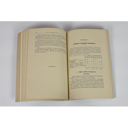149 - Dalido, Pierre, Jersey Ile Agricole Anglo-Normande, Etude de Sociographie, pub. Imprimerie A. Chaume... 