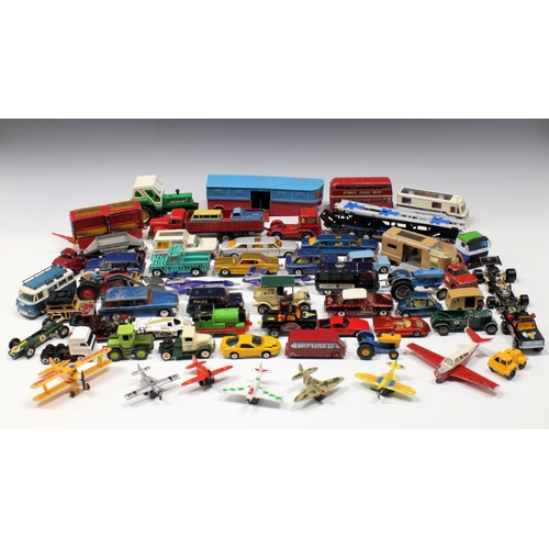 128 - A collection of 1960s diecast toys, including Corgi, Dinky, Spot-On and Lesney 1-75 Series; together... 