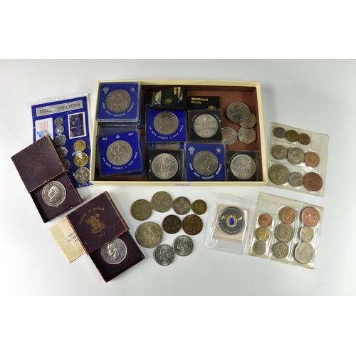 325 - A collection of Commemorative coins, comprising ten H.M Queen Elizabeth II silver Jubilee coins by S... 