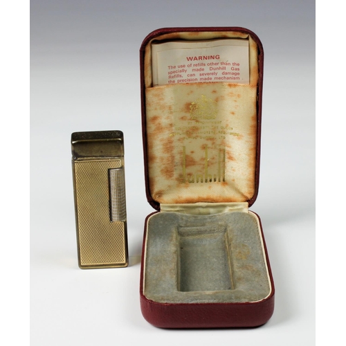 74 - A cased 1960's gold plated Dunhill Rolagas lighter.,