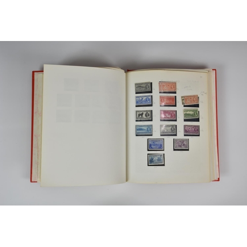 806 - Philately - A philatelist's meticulously collected stamp album King George VI Commonwealth Kenya Uga... 
