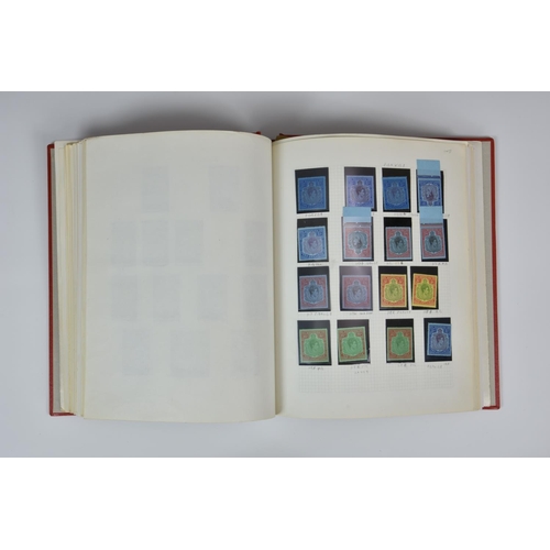 808 - Philately - A philatelist's meticulously collected stamp album King George VI Aden - Burma, to inclu... 