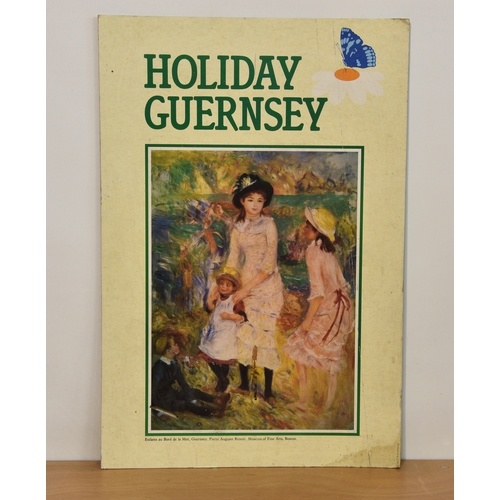 285 - Guernsey 'Renoir' advertising interest - a rare 1980s cardboard advertising counter top or floor sta... 