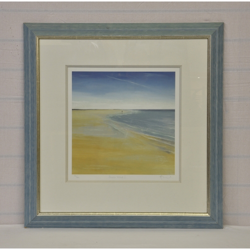 1092 - Sarah Jane Walker (Scottish, b.1974), 'Beach Mood I', limited edition colour print, signed, numbered... 