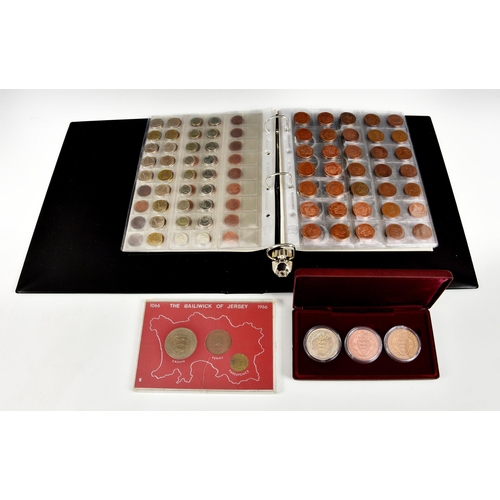 286 - Numismatics interest - Collection of Jersey Coins, to include a binder.