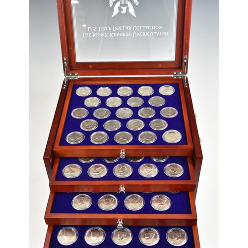 399 - Numismatics interest - Danbury Mint collections, comprising 'The Complete Wren Farthing collection',... 