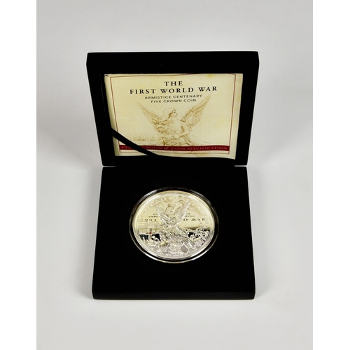 422 - Numismatics interest - The Bradford Exchange Tristan da Cunha WWI Victory Angel 'They shall grow not... 