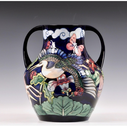 48 - A large twin handled Moorcroft 