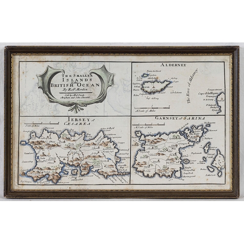 548 - Three Channel Islands maps, comprising Sarnia Insula by Johannes Blaeu, 17 x 21¼in. (43.2 x 54cm.), ... 