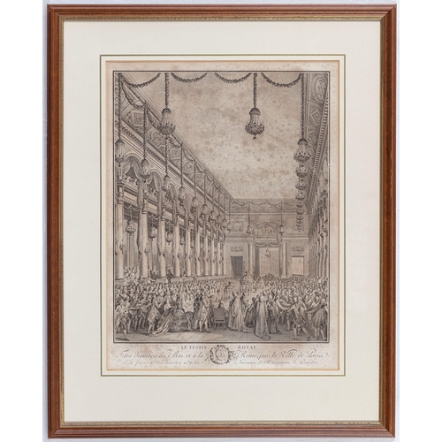 554 - After Jean-Michel Moreau the Younger (French, 1741-1814), engraved by P.L. Moreau, Le Bel Masque & L... 