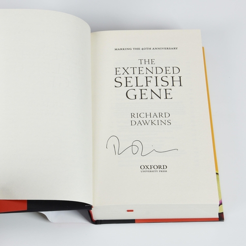 568 - Dawkins, Richard - two signed volumes, comprising The Extended Selfish Gene, 40th Anniversary Editio... 