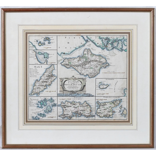 601 - Robert Morden (fl.1668-1703), The Smaller Islands in the British Ocean depicting Farne Island, Holy ... 