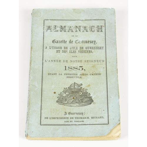 587 - Almanach de la Gazette de Guernesey - Twenty Six (26) issues from 1869-1897, a broken run, lacking o... 