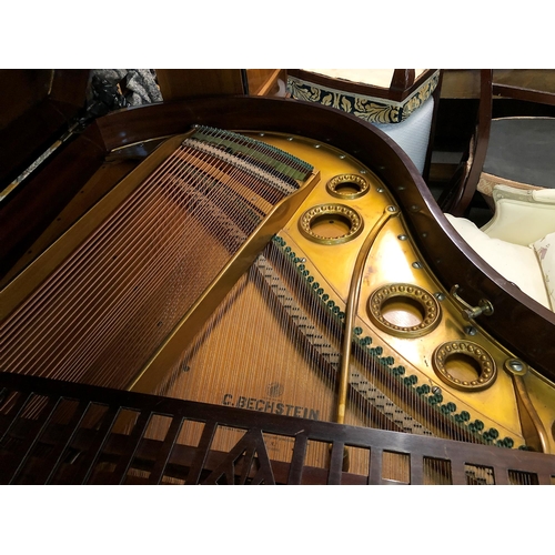 724 - A Bechstein mahogany Model L (Lilliput) baby grand piano, originally supplied by Forsyth Brothers Li... 