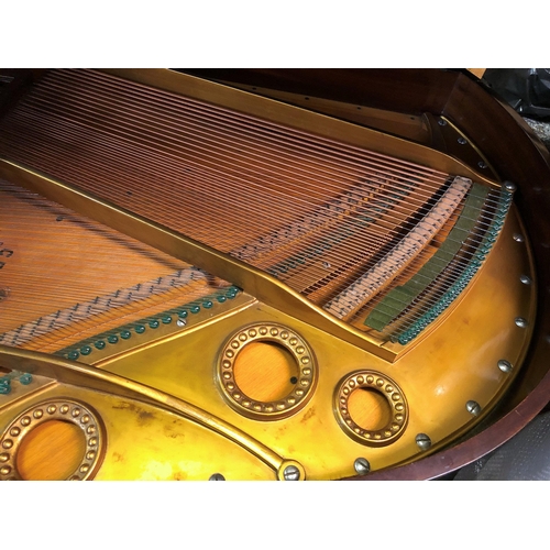 724 - A Bechstein mahogany Model L (Lilliput) baby grand piano, originally supplied by Forsyth Brothers Li... 