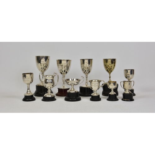 131 - Royal Signals interest - boxing trophies, awarded to Captain John Mark Noel Richardson, Lightweight,... 